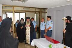 Πάτρα: Λείψανο του Μεγαλομάρτυρα Αγίου Αρτεμίου από την Ιερά Μονή Ομπλού στον Ιερό Ναό Παμμεγίστων Ταξιαρχών στην πρώην σχολή Αξιωματικών της Ελληνικής Αστυνομίας