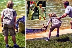 ΔΕΙΤΕ: Η στιγμή που ο 10χρονος γιος του Steve Irwin ήρθε πρόσωπο με πρόσωπο με έναν γιγάντιο κροκόδειλο