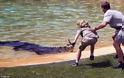 ΔΕΙΤΕ: Η στιγμή που ο 10χρονος γιος του Steve Irwin ήρθε πρόσωπο με πρόσωπο με έναν γιγάντιο κροκόδειλο - Φωτογραφία 2