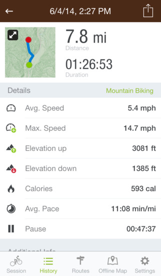 Runtastic Mountain Bike PRO: AppStore free today...ο σύντροφος του ποδηλάτου σας - Φωτογραφία 4