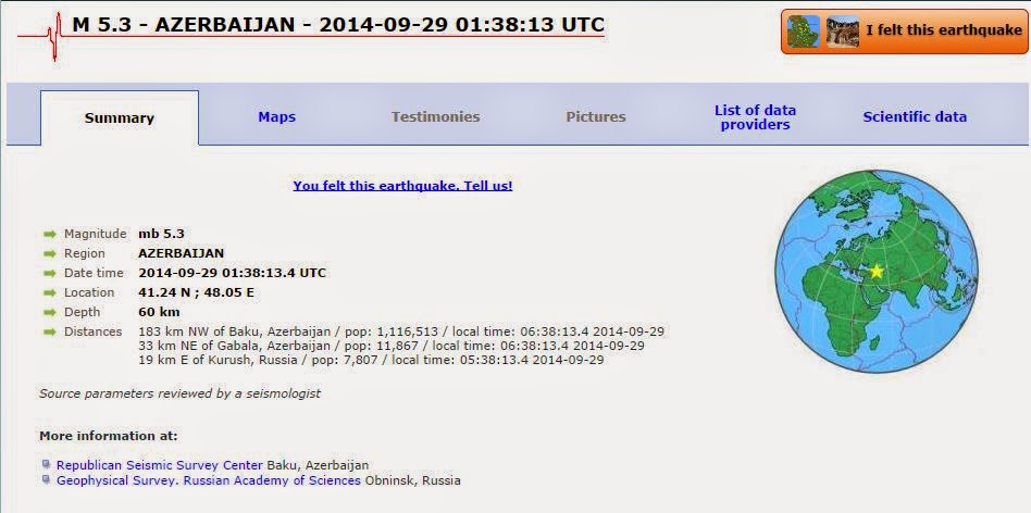 Σεισμός 5,3 Ρίχτερ στο Αζερμπαϊτζάν - Φωτογραφία 3