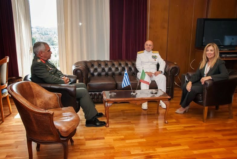 Συνάντηση ΑΝΥΕΘΑ Φώφης Γεννηματά με τον Αρχηγό των Ενόπλων Δυνάμεων της Ιταλίας - Φωτογραφία 2