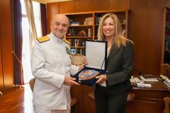 Συνάντηση ΑΝΥΕΘΑ Φώφης Γεννηματά με τον Αρχηγό των Ενόπλων Δυνάμεων της Ιταλίας