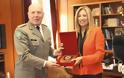 Συνάντηση ΑΝΥΕΘΑ Φώφης Γεννηματά με τον Αρχηγό των Ενόπλων Δυνάμεων της Αλβανίας