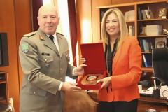 Συνάντηση ΑΝΥΕΘΑ Φώφης Γεννηματά με τον Αρχηγό των Ενόπλων Δυνάμεων της Αλβανίας