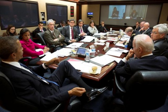 Σύσκεψη με το Συμβούλιο Εθνικής Ασφάλειας ο Ομπάμα για την αντιμετώπιση του Ισλαμικού Κράτους - Φωτογραφία 1
