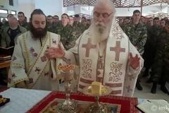 Θεία Λειτουργία στο 586 Τάγμα Πεζικού