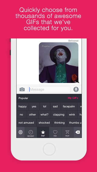 PopKey Animated GIF Keyboard: AppStore free....τώρα είναι πλέον διαθέσιμο - Φωτογραφία 3