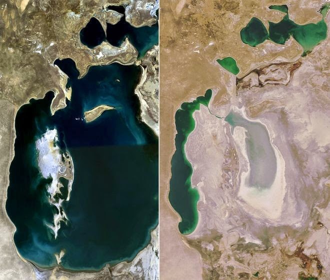 Στέρεψε η τέταρτη μεγαλύτερη λίμνη στον κόσμο - Φωτογραφία 2