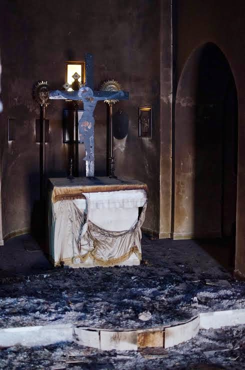 Αιτωλοακαρνανία: Καταστροφή από εμπρησμό στο βυζαντινό μοναστήρι των Αγίων Ταξιαρχών στο Νεοχώρι! - Φωτογραφία 2