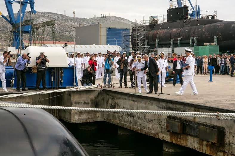 Φωτό από την τελετή καθέλκυσης του Υποβρυχίου «ΠΙΠΙΝΟΣ» - Φωτογραφία 16