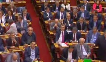 Θερμό επεισόδιο Βενιζέλου-Λαφαζάνη στη Βουλή [video] - Φωτογραφία 1