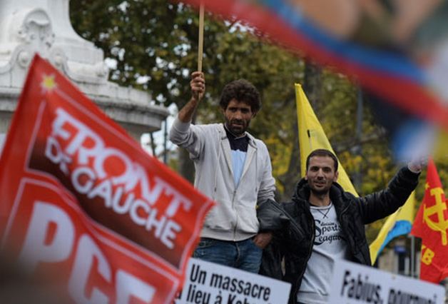 Παρίσι: Συγκλονιστική διαδήλωση υπέρ των Κούρδων - Φωτογραφία 2