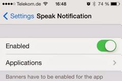 Speak Notification: Cydia tweak update v1.4.1-11 ($1.49)