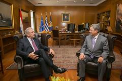 Συνάντηση ΥΕΘΑ Δημήτρη Αβραμόπουλου με τον Πρέσβη του Λουξεμβούργου