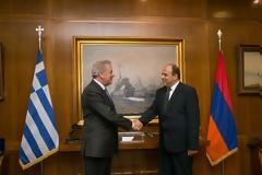 Συνάντηση ΥΕΘΑ Δημήτρη Αβραμόπουλου με τον Πρέσβη της Αρμενίας