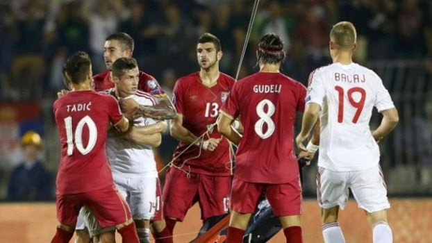 Hθελαν εκδίκηση για το Κόσοβο οι Αλβανοί - Ποδοσφαιριστές «πανηγύρισαν» την προβοκάτσια μέσω Ίντερνετ [photos] - Φωτογραφία 1