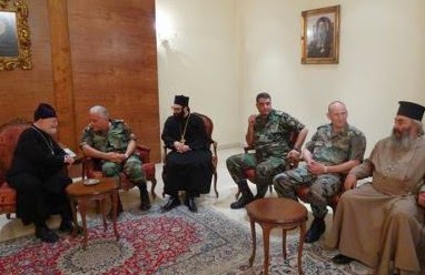 Ο διοικητής της κοιλάδας Μπεκαα επισκέφθηκε στον Ελληνορθόδοξο Επίσκοπο Ηλιουπόλεως Λιβάνου - Φωτογραφία 1