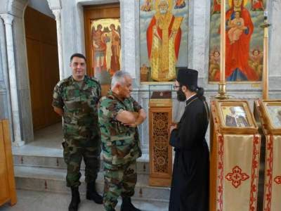 Ο διοικητής της κοιλάδας Μπεκαα επισκέφθηκε στον Ελληνορθόδοξο Επίσκοπο Ηλιουπόλεως Λιβάνου - Φωτογραφία 2