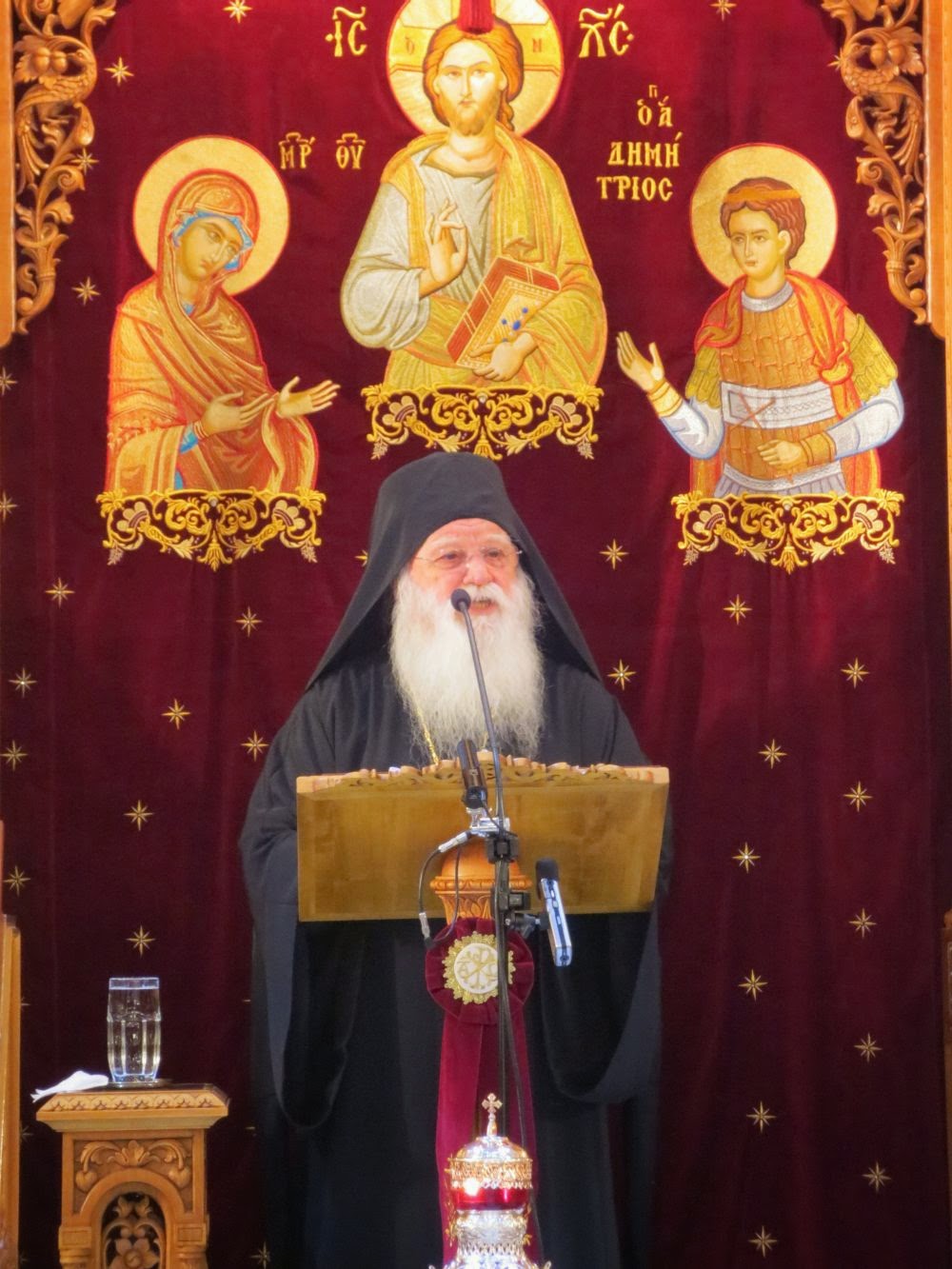 5410 - Ομιλία του Ηγουμένου της Ιεράς Μονής Ξενοφώντος Αγίου Όρους, Αρχιμανδρίτου Γέροντα Αλεξίου - Φωτογραφία 1