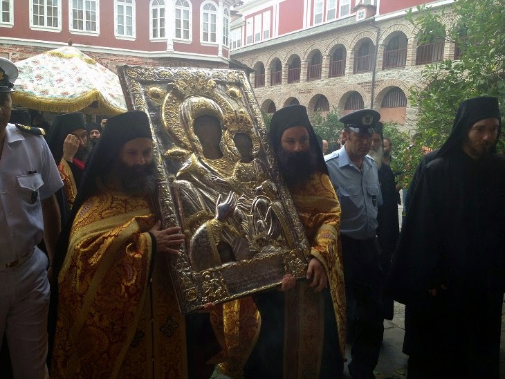 5417 - Η Ξενοφωντινή θαυματουργή Εικόνα της Παναγίας της Οδηγήτριας και η σχέση της με την Ιερά Μονή Βατοπαιδίου - Φωτογραφία 1