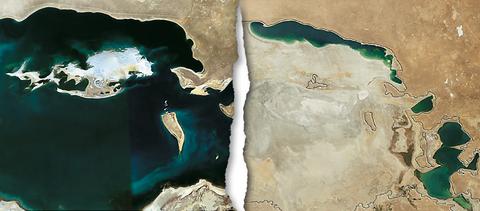 Η γιγάντια λίμνη Αράλη έγινε... έρημος - Φωτογραφία 1