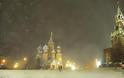 Στα λευκά ντύθηκε η Μόσχα! [photos]