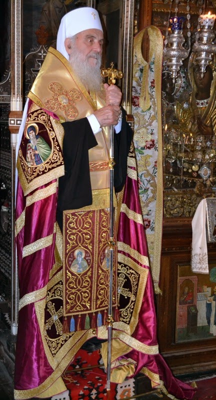 5446 - Φωτογραφίες από την επίσκεψη του Πατριάρχη Σερβίας κ. Ειρηναίου στη Λαύρα των Σέρβων, την Ιερά Μονή Χιλιανδαρίου - Φωτογραφία 13