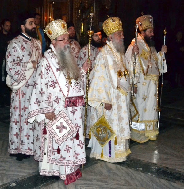 5446 - Φωτογραφίες από την επίσκεψη του Πατριάρχη Σερβίας κ. Ειρηναίου στη Λαύρα των Σέρβων, την Ιερά Μονή Χιλιανδαρίου - Φωτογραφία 20