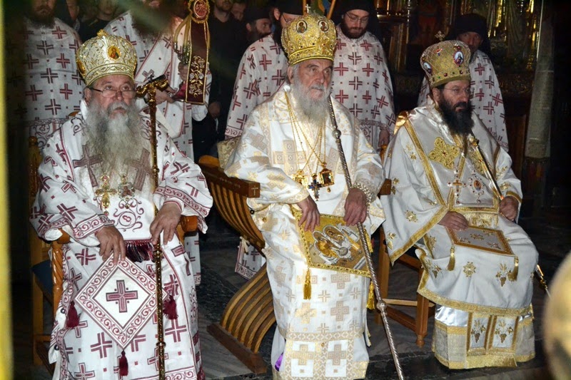 5446 - Φωτογραφίες από την επίσκεψη του Πατριάρχη Σερβίας κ. Ειρηναίου στη Λαύρα των Σέρβων, την Ιερά Μονή Χιλιανδαρίου - Φωτογραφία 21