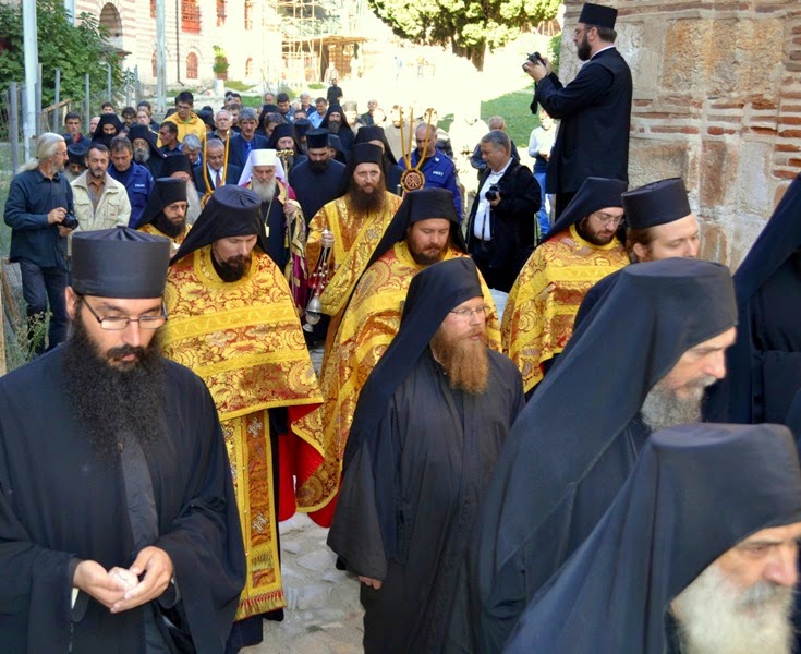 5446 - Φωτογραφίες από την επίσκεψη του Πατριάρχη Σερβίας κ. Ειρηναίου στη Λαύρα των Σέρβων, την Ιερά Μονή Χιλιανδαρίου - Φωτογραφία 6