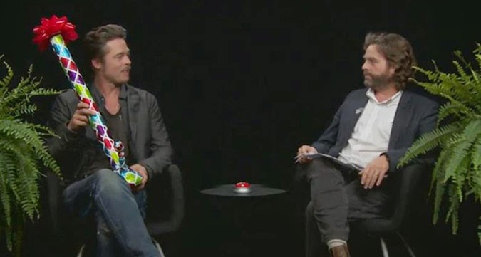 Οι απίστευτες ερωτήσεις του Zach Galifianakis που έβγαλαν εκτός εαυτού τον Brad Pitt και του έφτυσε τη τσίχλα [photos] - Φωτογραφία 2