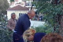 Λιβαδειά: Ο αέρας έριξε κομμάτι δέντρου πάνω σε καλώδια κολώνας της ΔΕΗ [video]
