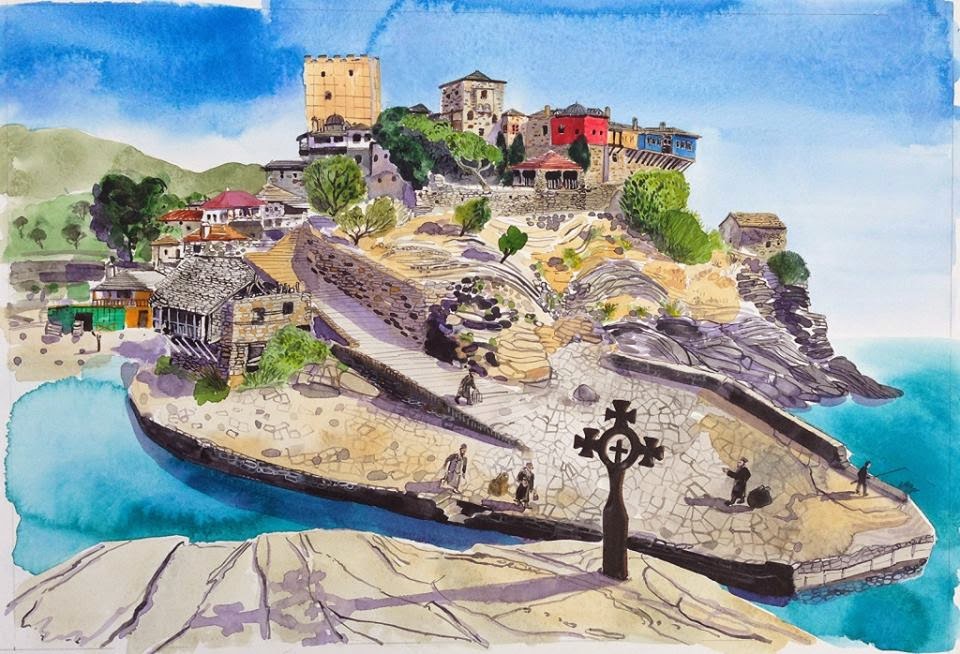 5462 - Έκθεση ζωγραφικής του Tim Vyner στην Αγιορειτική Εστία (φωτογραφίες) - Φωτογραφία 13