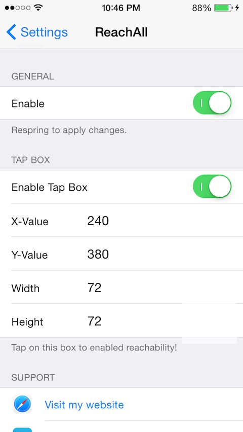 ReachAll: cydia tweak new free...άλλη μια δυνατότητα του iphone 6 - Φωτογραφία 2