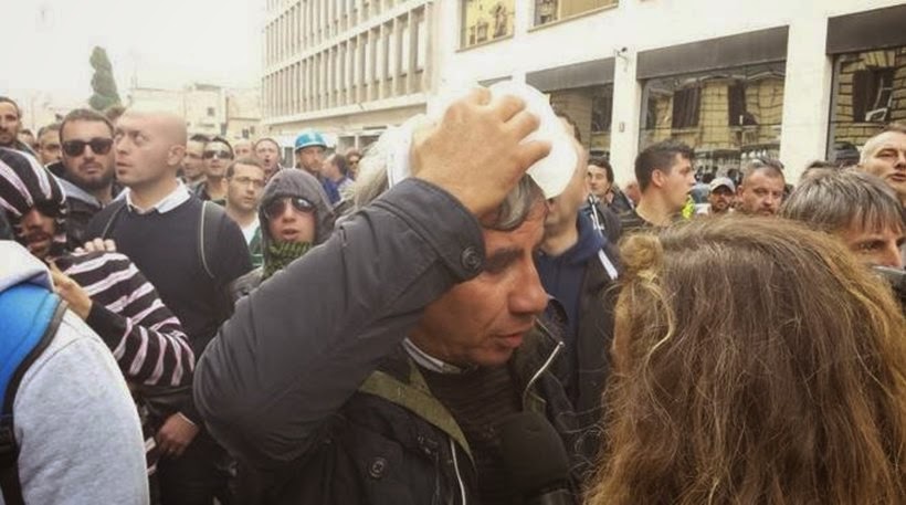 Ρώμη: Επεισόδια ανάμεσα σε διαδηλωτές και αστυνομία [video] - Φωτογραφία 1