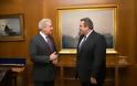 Επίσκεψη Προέδρου των Ανεξαρτήτων Ελλήνων Πάνου Καμμένου στο ΥΠΕΘΑ - Φωτογραφία 2
