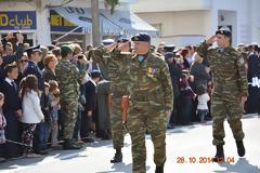 Φωτό από τη στρατιωτική παρέλαση στη Σάμο