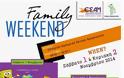 Family Weekend: Ψυχαγωγικά και βιωματικά δρώμενα για τα παιδιά και την οικογένεια σε κάθε σημείο του Ιστορικού Εμπορικού Κέντρου Αμαρουσίου και τις πλατείες της πόλης...