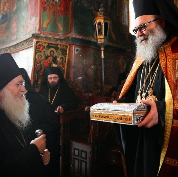 5501 - Επίσκεψις του Πατριάρχου Αντιοχείας στην Ιερά Μονή Βατοπαιδίου (πλούσιο φωτογραφικό υλικό) - Φωτογραφία 13