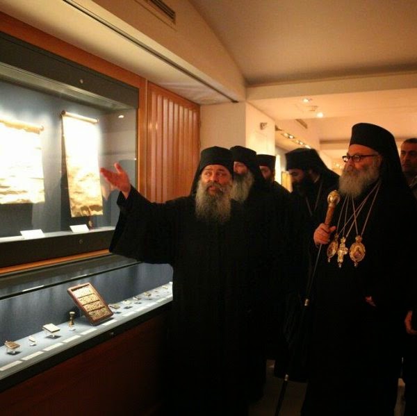 5501 - Επίσκεψις του Πατριάρχου Αντιοχείας στην Ιερά Μονή Βατοπαιδίου (πλούσιο φωτογραφικό υλικό) - Φωτογραφία 18
