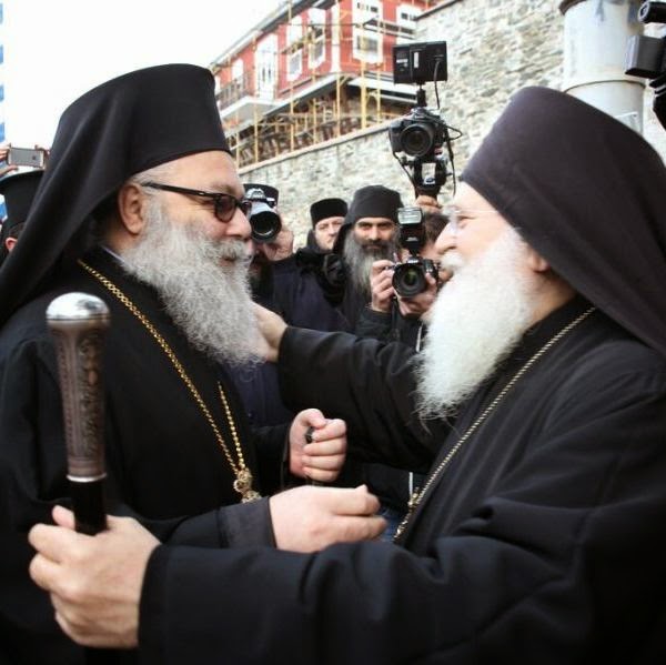 5501 - Επίσκεψις του Πατριάρχου Αντιοχείας στην Ιερά Μονή Βατοπαιδίου (πλούσιο φωτογραφικό υλικό) - Φωτογραφία 2