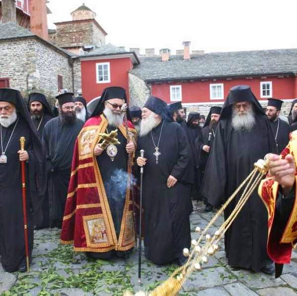 5501 - Επίσκεψις του Πατριάρχου Αντιοχείας στην Ιερά Μονή Βατοπαιδίου (πλούσιο φωτογραφικό υλικό) - Φωτογραφία 8