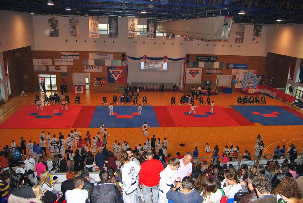 496 μικροί αθλητές και αθλήτριες, στην πρεμιέρα  του Πανελληνίου ταε κβο ντo itf, στην ΧΑΝΘ - Φωτογραφία 1
