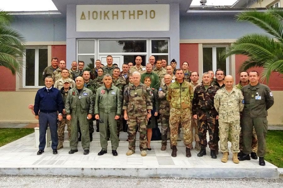 Επίσκεψη Στελεχών Ευρωπαϊκού Στρατηγείου Λάρισας στην 110ΠΜ - Φωτογραφία 1