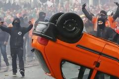 Άγρια επεισόδια στις Βρυξέλλες!