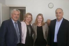 Ο Μιχάλης Ταμήλος δέχτηκε στο γραφείο του ευχές
