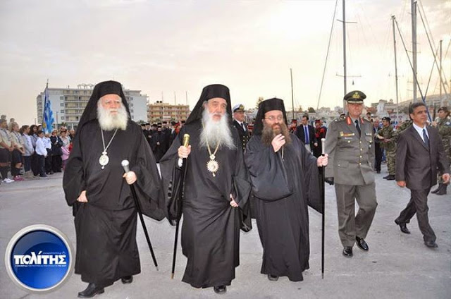 ΕΝΤΥΠΩΣΙΑΚΗ ΚΑΙ ΥΠΕΡΗΦΑΝΗ. Έπαρση σημαίας 150 τ.μ. στο λιμάνι της Χίου - Φωτογραφία 4