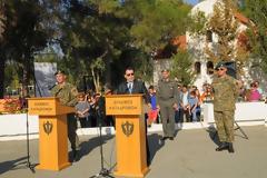 Τελετή απονομής πράσινου μπερέ στους νέους καταδρομείς της 2014 Β΄ ΕΣΣΟ στην Κύπρο
