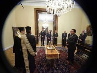 Ορκίστηκε ο νέος Yφυπουργός Παιδείας Γ. Γεωργαντάς - Φωτογραφία 1